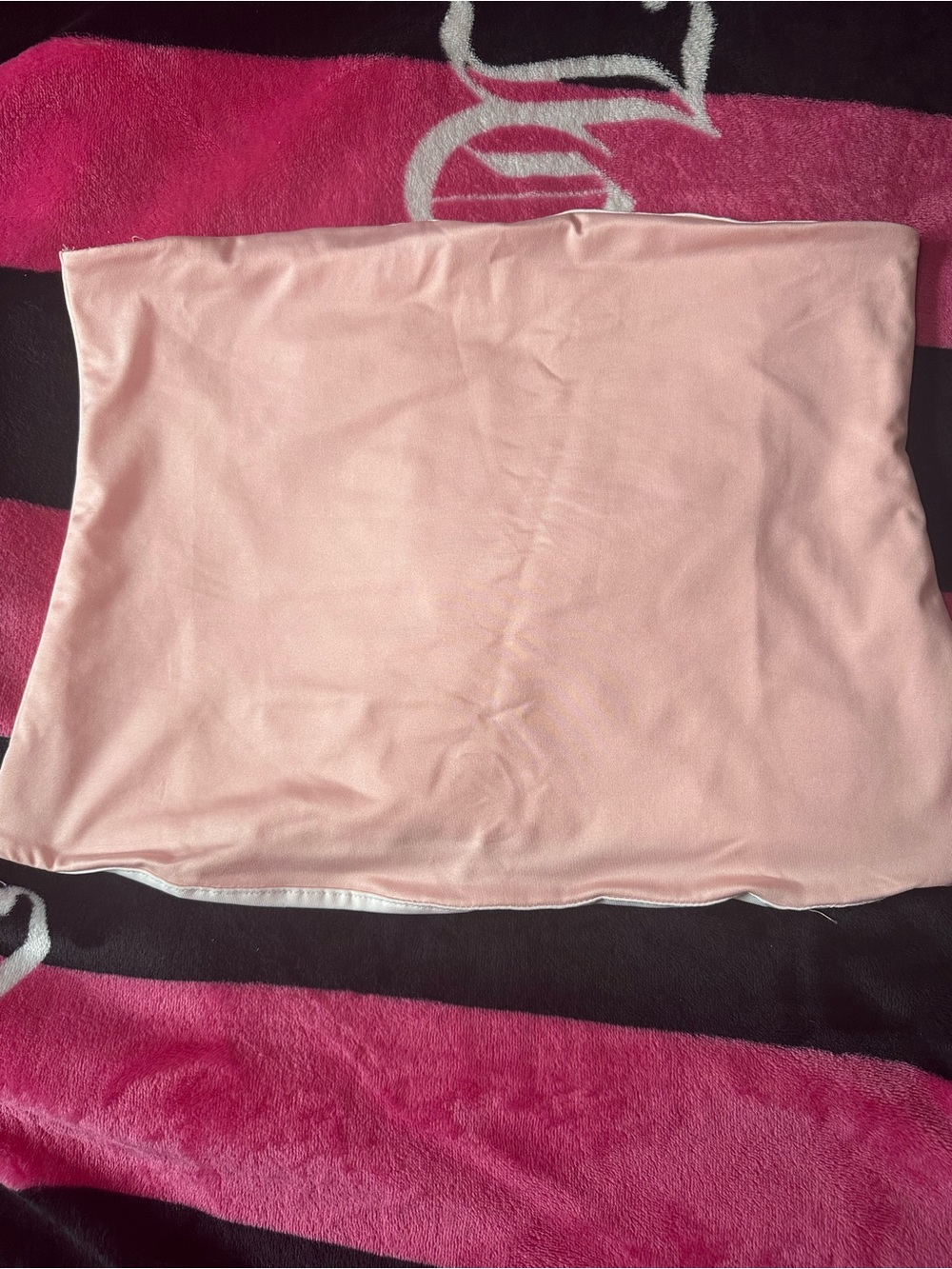 Light Pink Strapless Tube Top